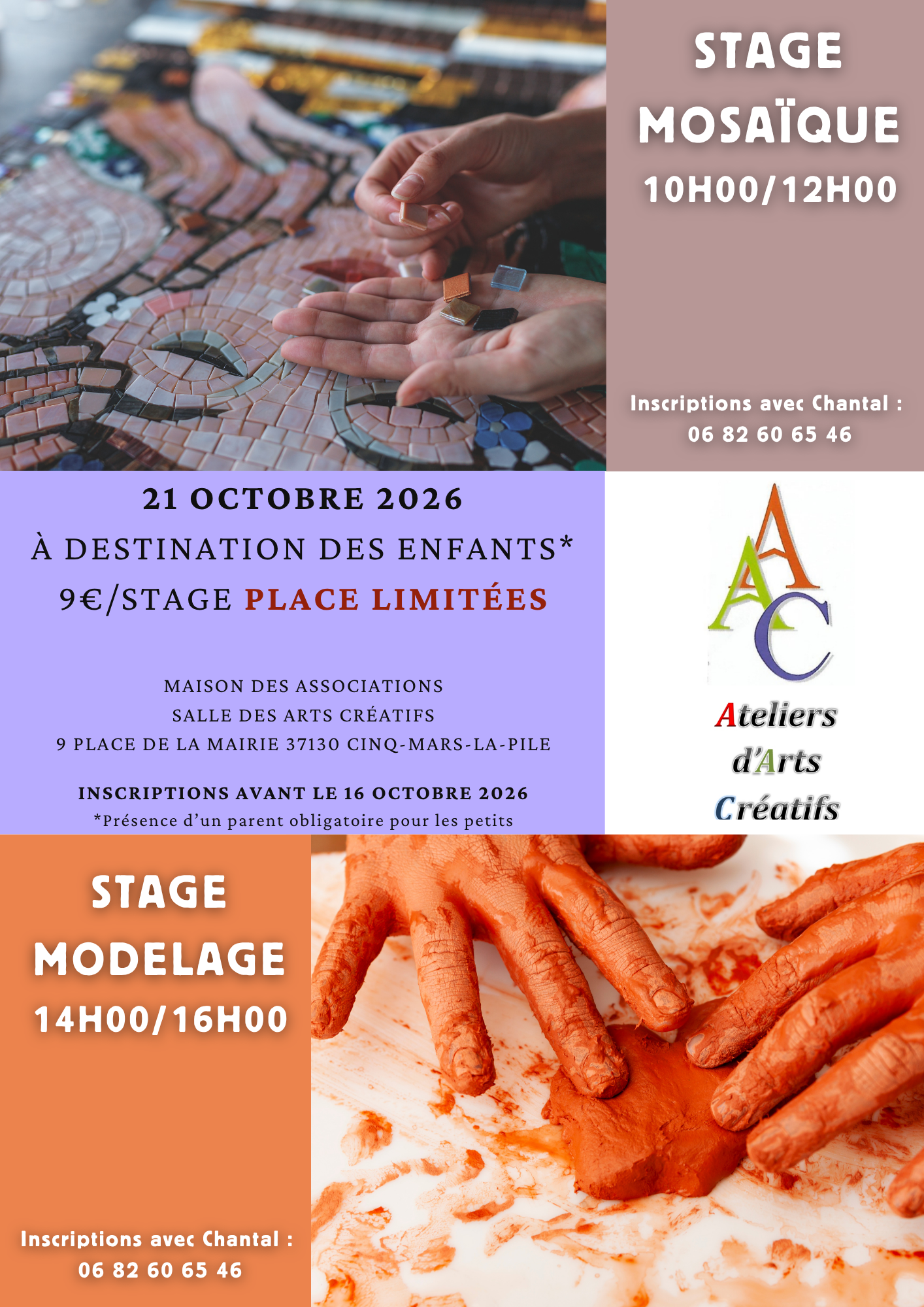 Stages enfants (arts créatifs)