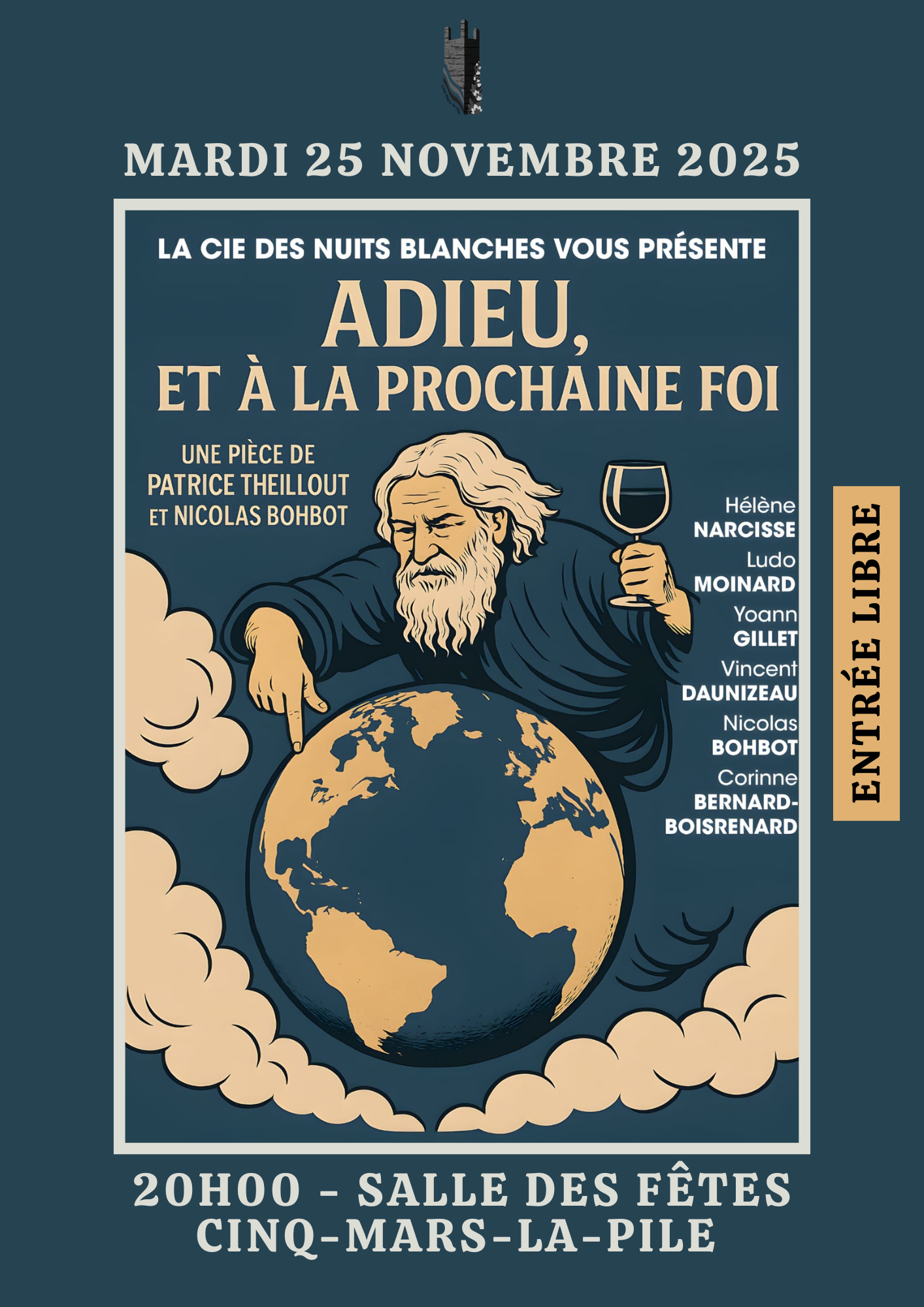 “Adieu et à la prochaine foi” (Théâtre)