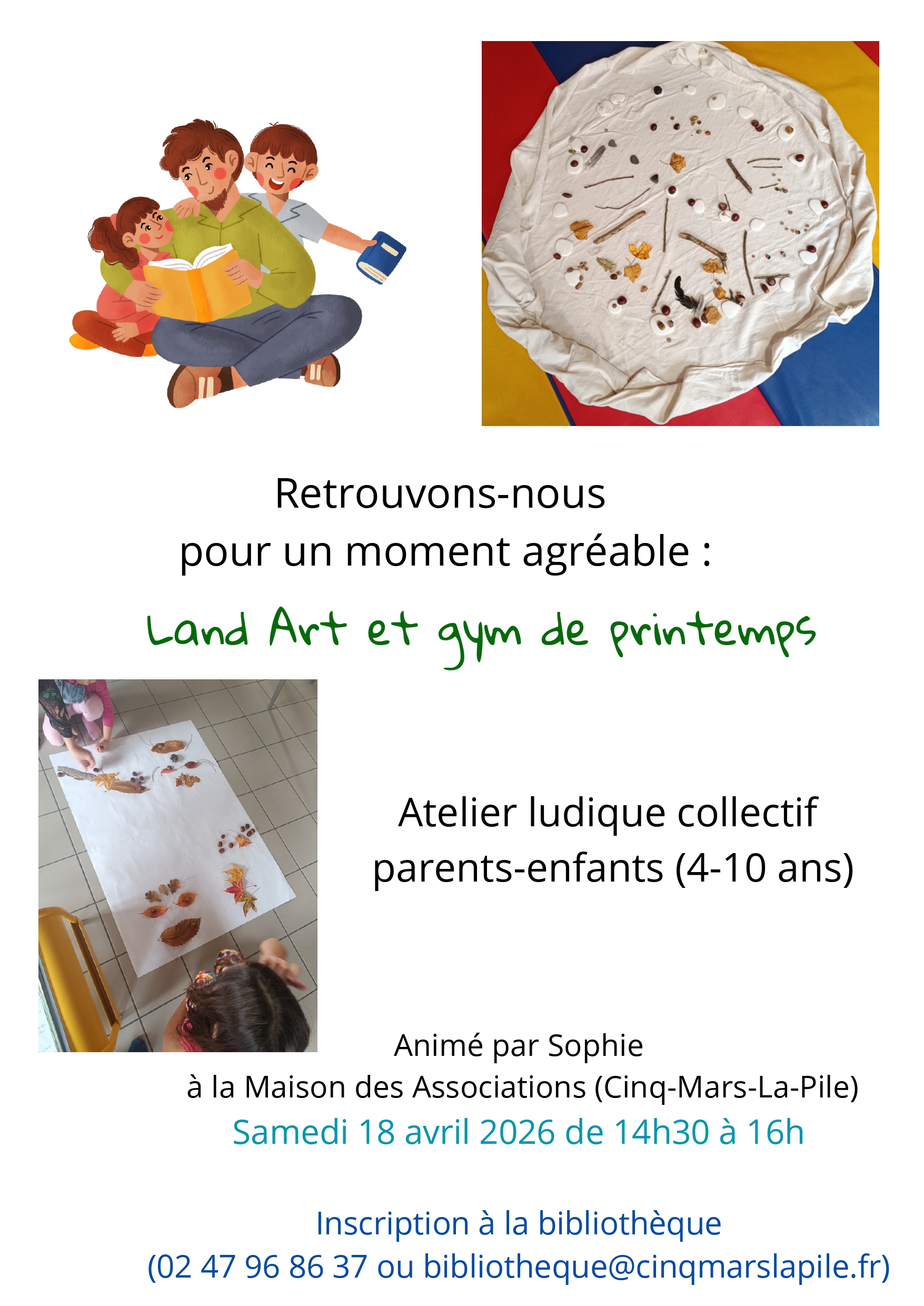 Atelier ludique collectif parents-enfants (4-10 ans)